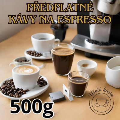 Kávové předplatné na espresso